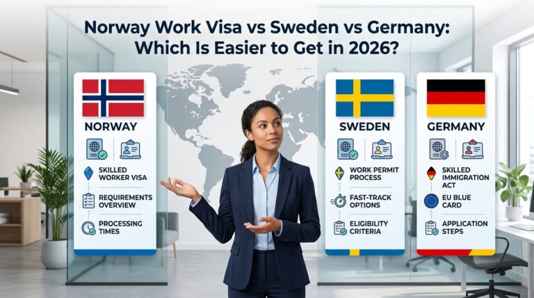 Norway Work Visa vs Sweden vs Germany